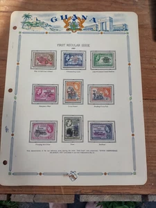 9 Postage Stamps From Ghana/Gold Coast 1957 Unused Clean Protected - Picture 1 of 4