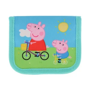 Textiel Trade Kid's Peppa Pig Hook and Loop Closure Wallet - Picture 1 of 4