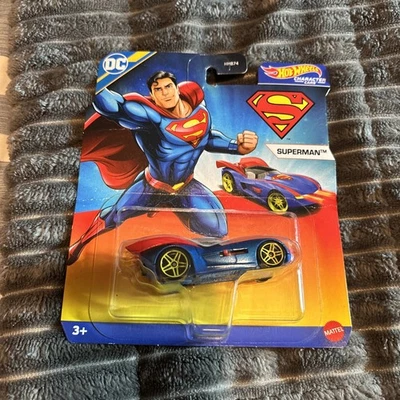 Hot Wheels Character Cars Superman DC 2023 HHB74 - Image 1 of 2