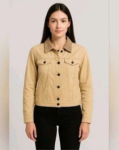 Chaqueta de Granero Ralph Lauren Jeans 100% Algodón Lona Heritage, Pequeña - Imagen 1 de 7