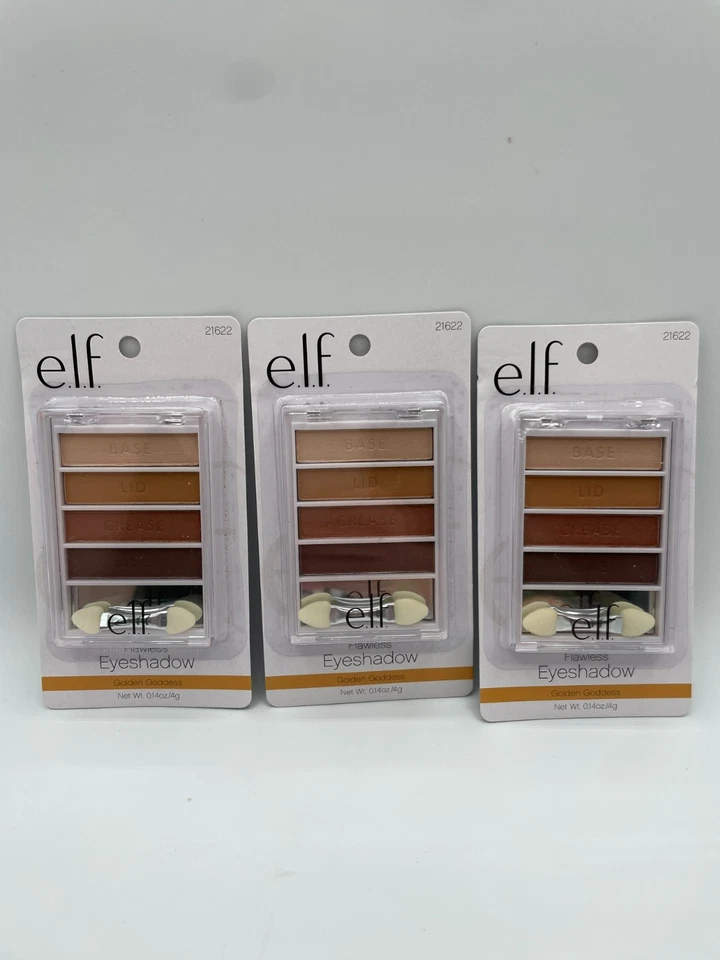 E.l.f. Quad 4 Flawless Eyeshadow Golden Goddess 21622 ELF