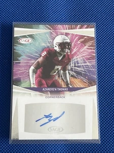 2025 Sage Azareye’h Thomas Autograph #A-AT2 - Picture 1 of 2