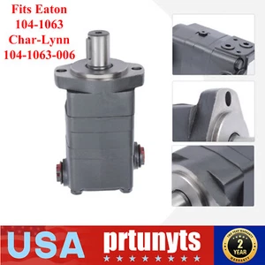 Adatto per Eaton 104-1063 Char-Lynn 104-1063-006 2 bulloni motore idraulico albero dritto - Foto 1 di 17