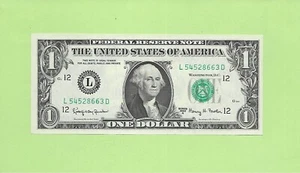 1963A ..UNCIRC 1 $ L 5452 8663 D .... 1963A 1 $ L-D SCHÖNE NOTE FRN - Bild 1 von 2