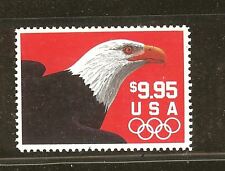 US Scott #2541 1991 Express Courrier / Aigle Avec Olympique Anneaux MNH