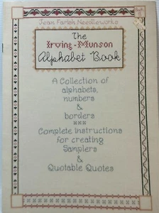 The Irving-Munson Alphabet Book Jean Farish Needleworks Cross Stitch Patterns - Picture 1 of 3