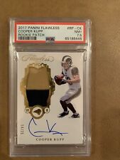 PSA Cooper Kupp #14/25 RPA Rookie Patch Auto 2017 Flawless- Only 1 Higher