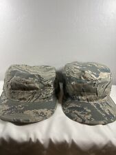 2 Military Air Force Utility Caps Digital Camo Fitted Size 7 And 7 1/8
