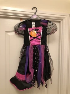 Children’s Witches Costume With Hat - Picture 1 of 1