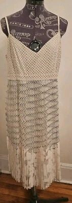 Vestido Plenty by Tracy Reese Santi Plisado 14 Nuevo Con Etiquetas  Foto 1 de 4