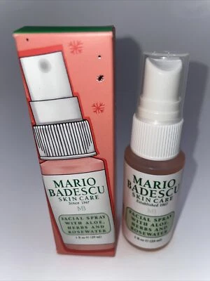 Mario Badescu Spray Facial Aloe, Hierbas y Agua de Rosas 1 fl oz 29 ml MINI Foto 1 de 2