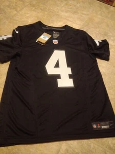 NFL Men's Oakland Raiders #4 Derek Carr Nike Jersey size Medium $175 on field - Picture 1 of 7