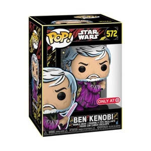 Funko Pop! Cabeza Bobble Star Wars #572 BEN KENOBI solo en el objetivo - Imagen 1 de 4