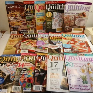 Fons & Porter's Love of Quilting Magazine Mixed Lot of 15 2003-2014 - Picture 1 of 16