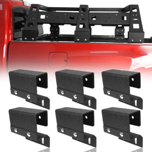 Bed Rack Tonneau Cover Mounting Brackets Accessory Fit 2005-2023 Toyota Tacoma - Picture 1 of 13