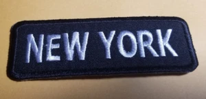 New York Embroidered Patch approx 1.25x3.75" - Picture 1 of 2