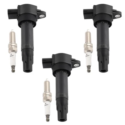 Paquete de 3 bobinas de encendido + bujías para Smart Fortwo 1000CC L3 2008-2015 UF681 Foto 1 de 4
