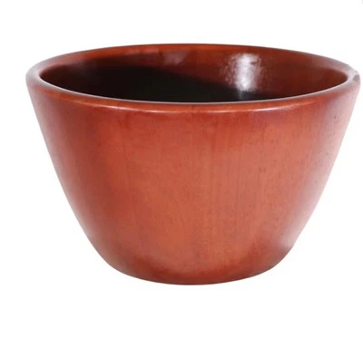 Ensaladera grande de teca con marca Pomerantz hecha en Tailandia ca 1950/1960 Foto 1 de 3