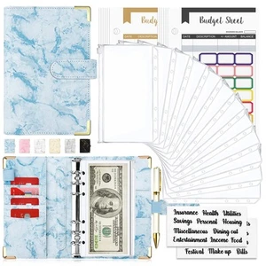 Budget Binder, Cash Envelopes for Budgeting, Money Organizer for Cash, 28Pcs ... - Picture 1 of 7