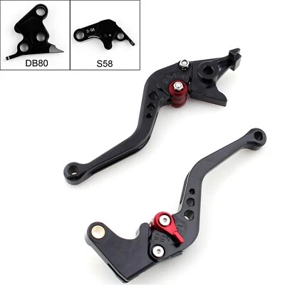 Short Brake Clutch Levers For Aprilia TUONO V4R 2011-2014 Black #3 Foto 1 de 3