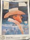 Bum+Phillips+Coach+Houston+Oilers+Signed+Poster+%2F+Original+game+ticket+attached