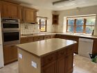 Pre Owned Kitchen, Solid Wood Doors, With Double Neff Oven, Hob, Borsch D/washer