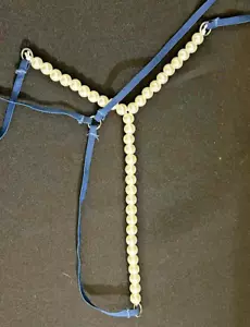 Kunstperlen G-String Tanga Höschen Betriebssystem/klein schwarz Spandex Fascicat erotische Braut - Bild 1 von 2