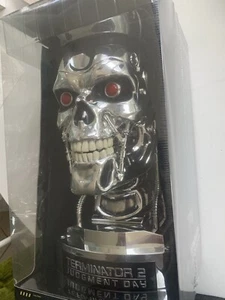 Terminator 2 Judgment Day 6-Disc DVD Collector Set Endoskull Bust Head Lights Up - Picture 1 of 9