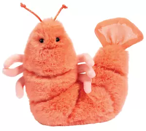 Salty 5" Shrimp Douglas Stuffed Animal Plush Shellfish Crustacean Prawn Crayfish - Picture 1 of 3