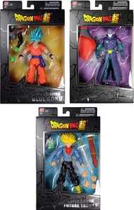 Juego de figuras de acción Dragon Stars Serie 3 ~ SSGSS Goku, SS Future Trunks & Hit - Imagen 1 de 1