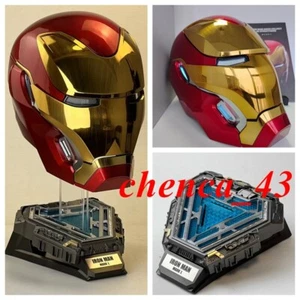 1:1 Usable Iron Man MK50 Mechahead Casco Máscara Reactor Base Soporte LED - Imagen 1 de 26