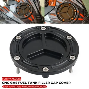 Gas Fuel Tank Filler Cap For MV Agusta F3 B3 Brutale/Stradale/Turismo Veloce 800 - Picture 1 of 18