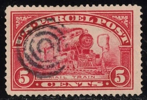 Q5 ( 5c Parcel Post ) - IMPRESSIVE JUMBO with LOVELY TARGET CANCEL - MUST SEE !! - Picture 1 of 2
