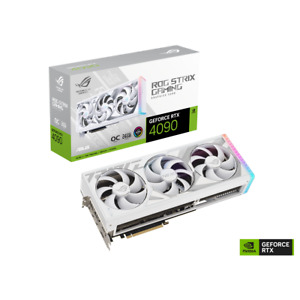 ASUS ROG STRIX GeForce RTX 4090 24GB White OC Edition DLSS 3 Gaming Grafikkarte