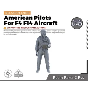 SSMODEL SSPR43200B 1/43 Modern American Pilots für F4 F14 Flugzeug - Bild 1 von 3