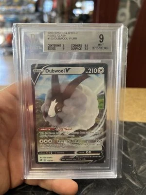 Pokemon 2020 Sword & Shield Rebel Clash Dubwool V #153 BGS 9 Mint PSA CGC - Image 1 of 2
