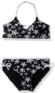 Gossip Girl Strappy-Back Bralette Bikini 2 Piece Stars Little Girls SIZE 16 - Picture 1 of 2