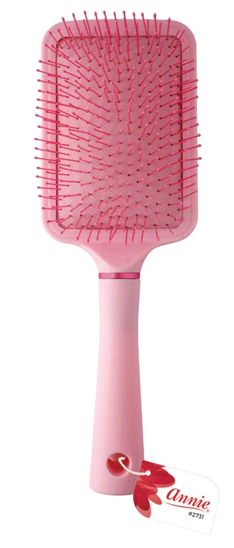 Cepillo Cojín Paleta Annie Pro Rosa Húmedo/Seco Sin Dolor Desenredar Estado Foto 1 de 1