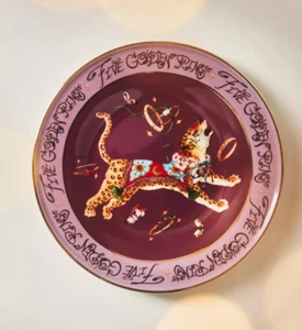NUEVO Phannapast Taychamaythakool Anthropologie Doce Días Plato de Navidad Día 5 - Imagen 1 de 2