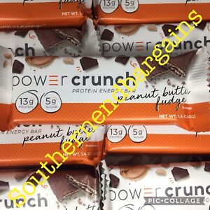 84 Bars ~ Powercrunch Peanut Butter Fudge 13g Protein Bar ~ 02/2024 - 06/2024