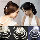 12pcs Women Wedding Bridal Crystal Flower Twist Spiral Hair Pins Clips Gift