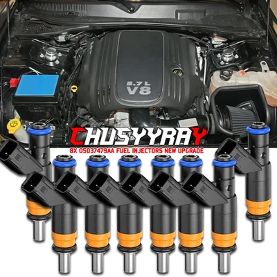 8x Inyectores de combustible 05037479AA para Chrysler 300C SRT8 V8-370ci 2005-2007 6,1 L Foto 1 de 4