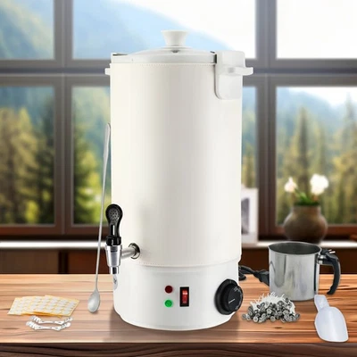 10.5Qts Electric Wax Melter 10L Digital Soap Candle Making Wax Melting Pot Kit - Image 1 of 4