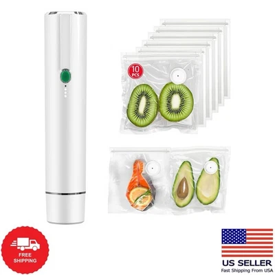 Vacuum Sealer, Vacuum Sealer for Food, Handheld Vacuum Sealer(Vacuum Sealers+ 10 - Image 1 of 4