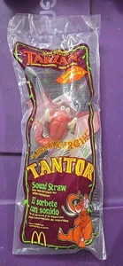 McDonalds 1999 Disney's Tarzan Tantor Sound Strohhalm Vintage - Bild 1 von 14