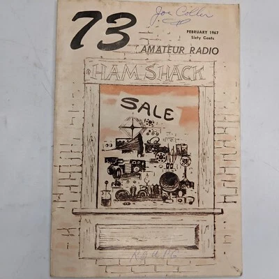 FEB 1967 Amateur Radio 73 Magazine Book How Service Guide SSB HAM CB Journal B2 - Image 1 of 4