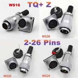 Luftfahrt Stecker Buchsen 2~26 Polige Wasserdicht Steckverbinder Anschlusstecker - Bild 1 von 14