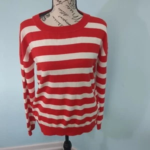 Maglione lana a righe rosso e bianco Boden taglia small - Foto 1 di 6