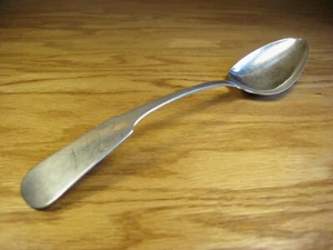 Early Coin Silver 9” Spoons Wheelers Brooks & Co Livonia New York Circa 1835 - Picture 1 of 7