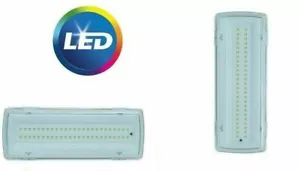 KIT 2 Lampada Emergenza Incasso Con 50 Led Smd E Batteria Luce Bianca 6500K 4W - Foto 1 di 2